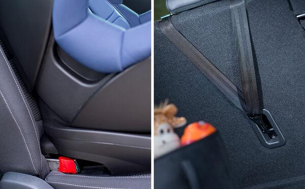 Einfacher Einbau dank integriertem ISOFIX und Top Tether