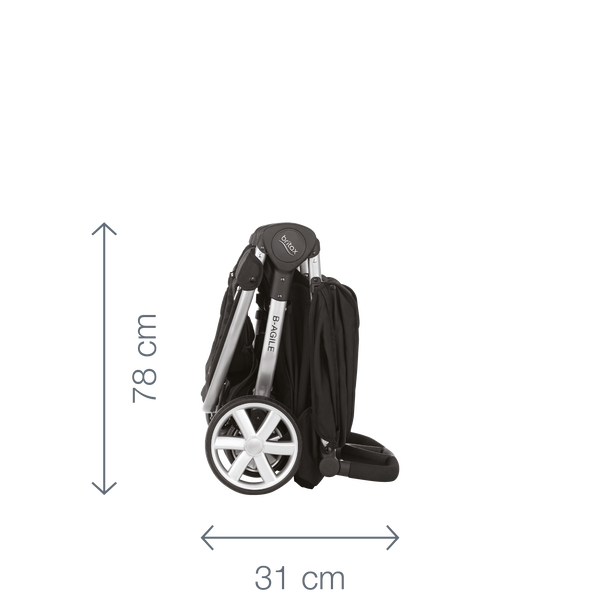 Britax b new arrivals agile stroller folding
